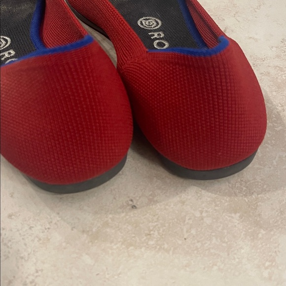 ROTHY'S THE POINT RED FLAT SHOES - Picture 6 of 7